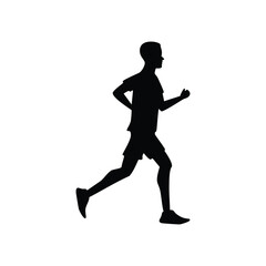 running man silhouette
