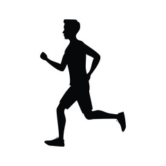 running man silhouette