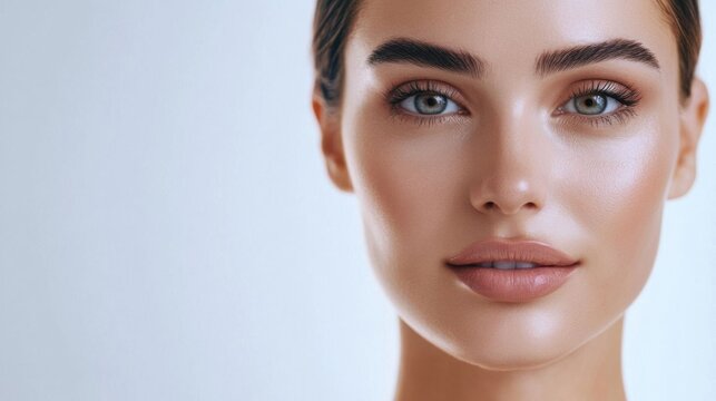 Closeup portrait of a businesswoman.