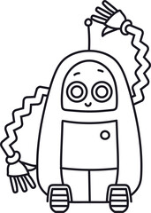 Playful Robot with Wavy Arms