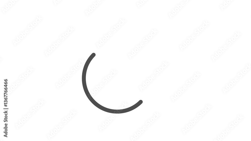 Poster animated outline icon from healthcare collection. man symbol. black color on white background with a