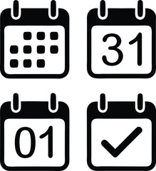 Calendar icon design vector