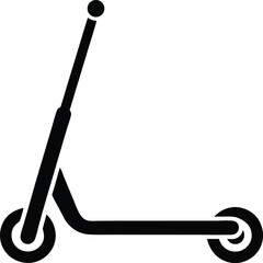 Scooter simple icon. Logo. Vector illustration