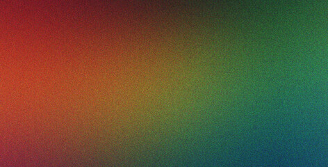 Fototapeta premium Cyan Green Peach abstract background with noise overlay texture, gradient, smooth style