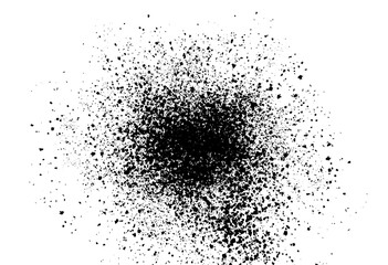 Dot grain texture circles vector set. Abstract black spheres with gradient stipple pattern, globes with gradation to fade of monochrome grainy dots or noise dust on white background.