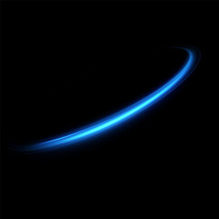 Neon Eclipse Glowing Blue Rings. Celestial Blue. Neon Circle Glow. Blue Orbit.Neon Light Rings. Sapphire Glow Neon Circular Lights.	