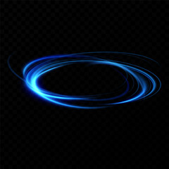 Neon Eclipse Glowing Blue Rings. Celestial Blue. Neon Circle Glow. Blue Orbit.Neon Light Rings. Sapphire Glow Neon Circular Lights.	