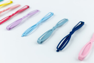 Colorful hair accessories metal hairpins