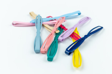 Colorful hair accessories metal hairpins