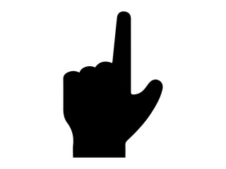Index Finger hand sign in HD