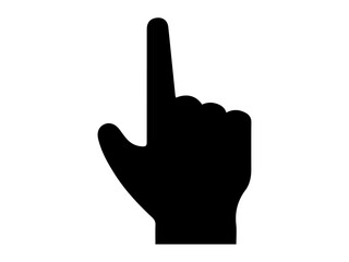 Index Finger hand sign in HD