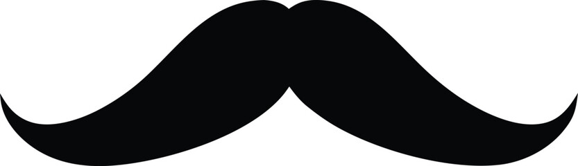 Fototapeta premium Mustache icon vector
