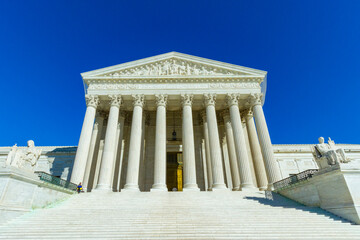 View of the United States Supreme Court Building, Washington, D.C.