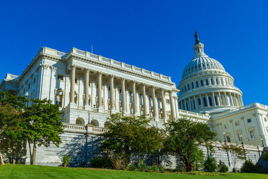 Fototapeta View of the United States Capitol Building, Washington, D.C.