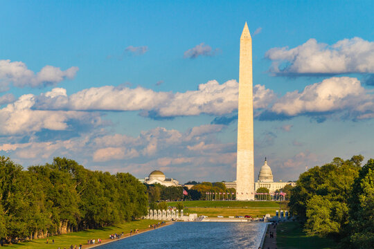 View of the Washington Monument in Washington, D.C.