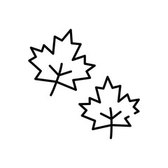 Deciduous Leaf Vector icon