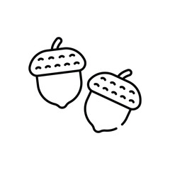 Acorn  Vector icon