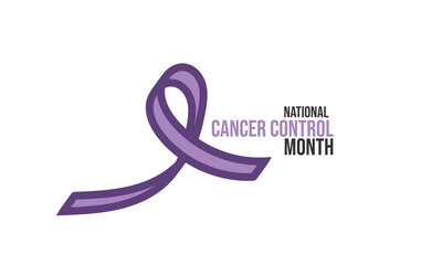 National Cancer Control Month. background, banner, card, poster, template, Vector, illustration.