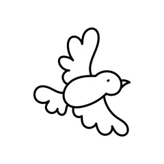 Bird  Vector icon