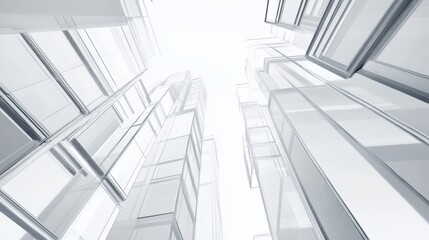 Obraz premium 3D Architecture Abstract: Unleashing Creativity in the Digital Space