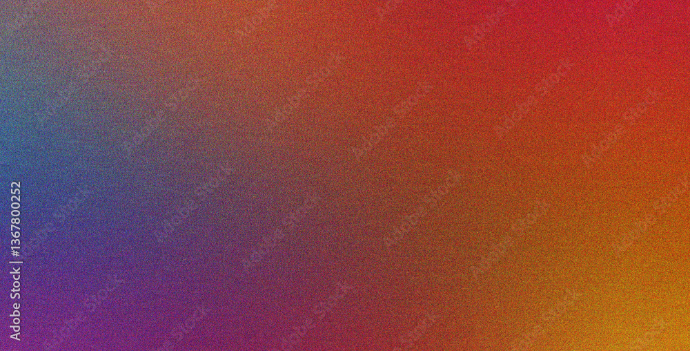 Poster abstract purple orange red style with blur texture and noise effect gradient, soft, digital