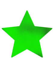 Obraz premium green star on white background. Icon, shape, sticker.