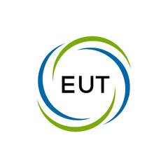 EUT  creative minimalist letter logo.