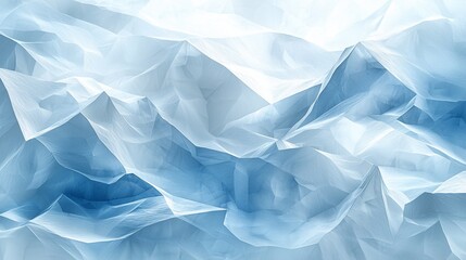 Fototapeta premium Blue Crumpled Texture Background
