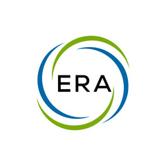 ERA creative minimalist letter logo.