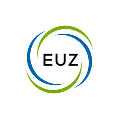 EUZ  creative minimalist letter logo.