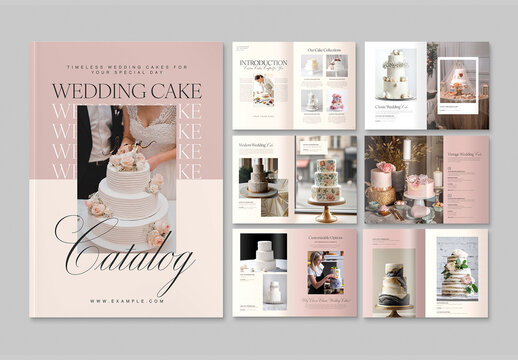 Wedding Cake Catalog Layout