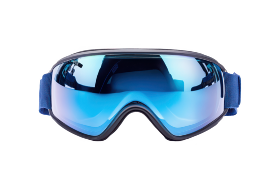 Ski goggles isolated on transparent background. PNG