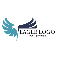Eagle Bird Logo Vector Template. Business Logo Concept