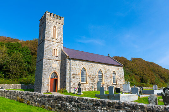 St. Thomas' Parish Church, Interior view, Rathlin Island, County Antrim, Ulster, Northern Ireland