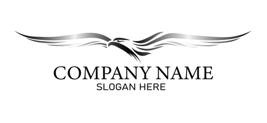 Eagle simple luxury vector logo design