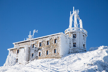 Kasprowy Wierch and the surrounding area in winter, Tatra mountains