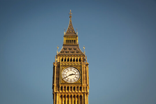 Iconic Big Ben and Houses of Parliament, UNESCO, Westminster, London, England