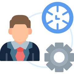 Hybrid Work Icon
