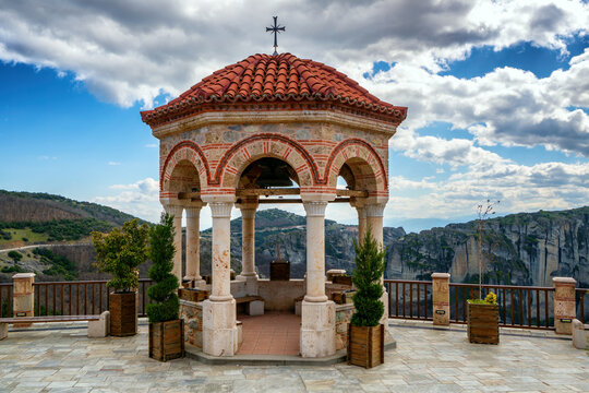 Meteora, ancient holy Monastery of Varlaam, UNESCO, Kalabaka