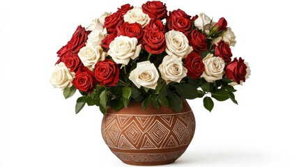 Obraz premium Spring weddings floral arrangements with roses indoor venue elegant