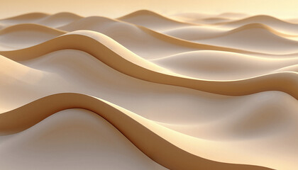 beige modern background with smooth wavy lines