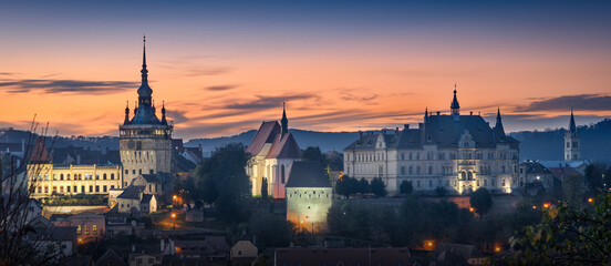 Photo of Sighisoara and Sunset