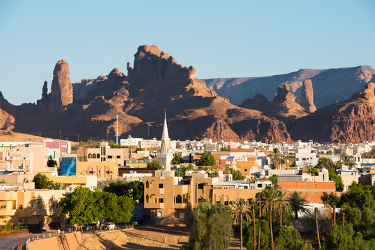 New neighborhoods of the Old town of AlUla, Medina Province