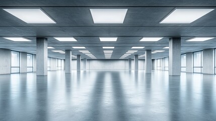 Obraz premium Empty office space interior
