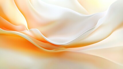 Obraz premium Abstract Flowing Fabric, Soft Hues