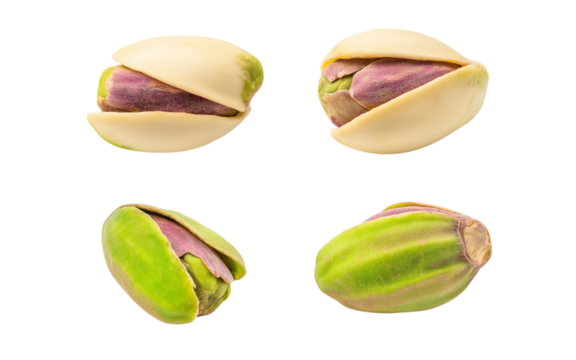 pistachio isolated on png transparent background, full depth of field