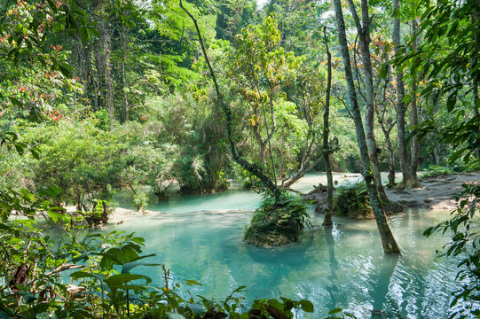Kuang Si waterfalls, Luang Prabang, Laos