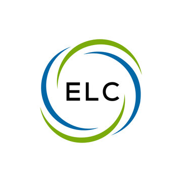 ELC creative minimalist letter logo.
