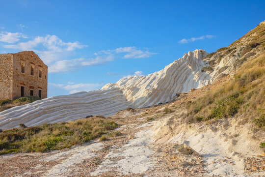 Riserva Naturale di Punta Bianca, Palma di Montechiaro, Agrigento, Sicily