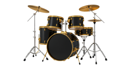 Isolated Drum Set